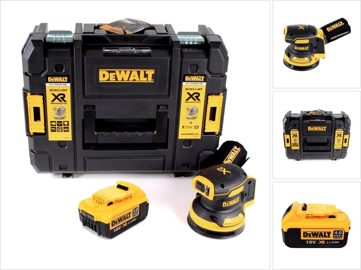 DeWalt DCW 210 NT Excentrische Schuurmachine 18V