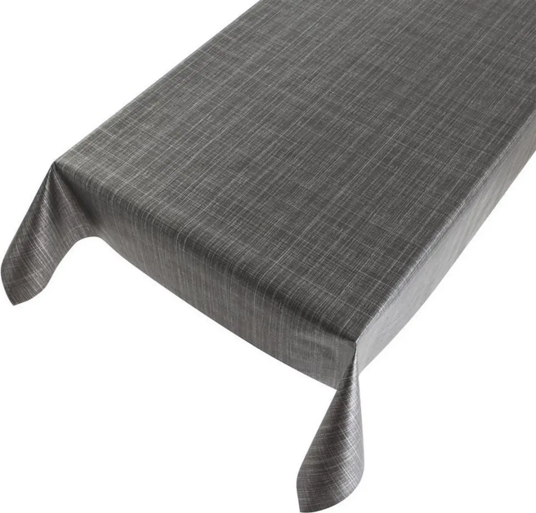 Bellatio Design Buiten Tafelkleed Tweed - 140x170cm - Grijs