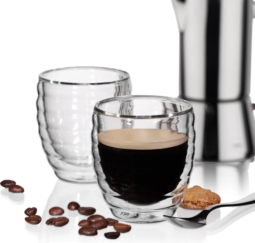Kela Espressoglas Set 2 Stuks - 6cm Ø - 0,08L
