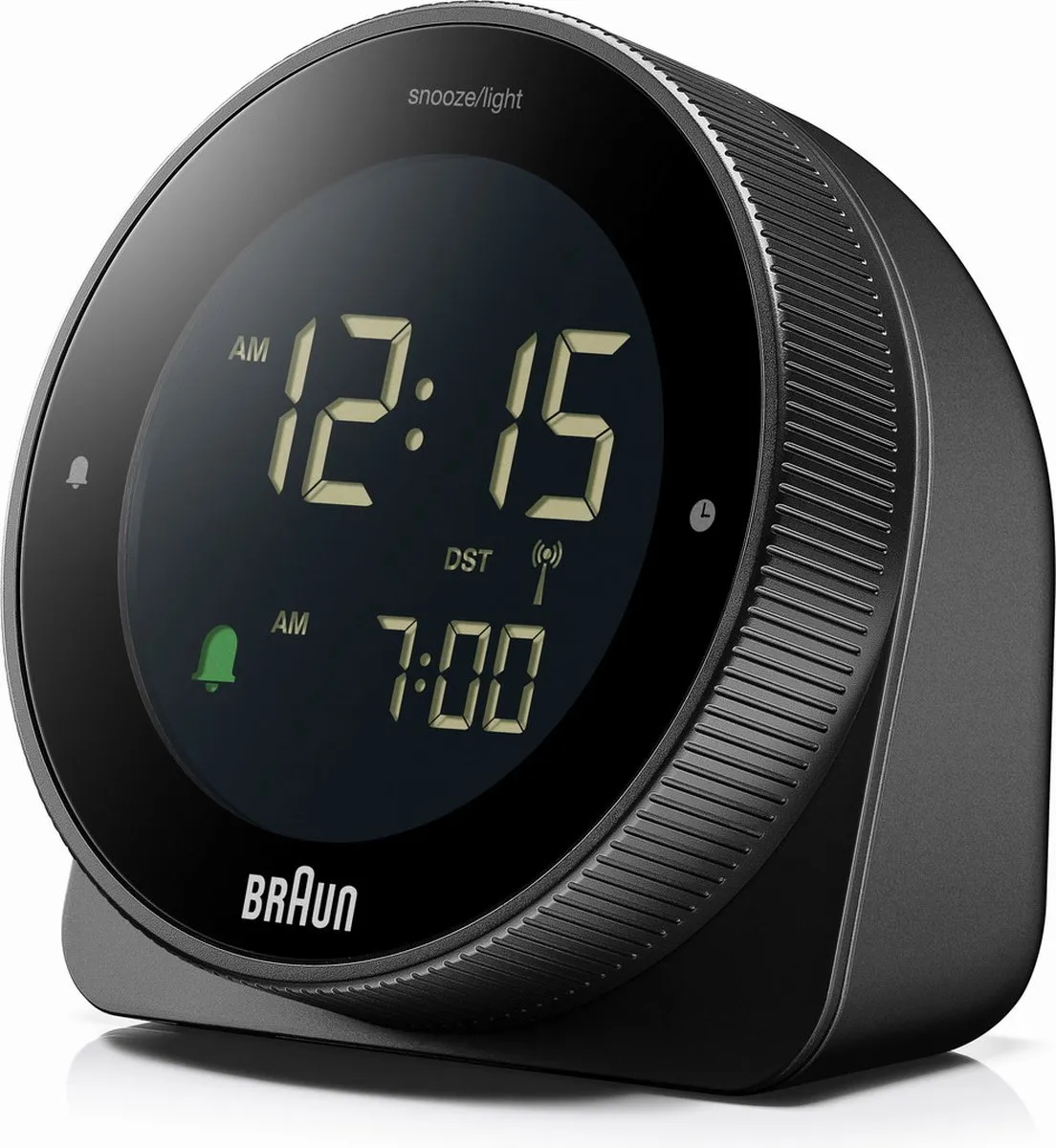 Braun BC24B-DCF Digitaal Halfrond Wekker - Radiogestuurd - Zwart