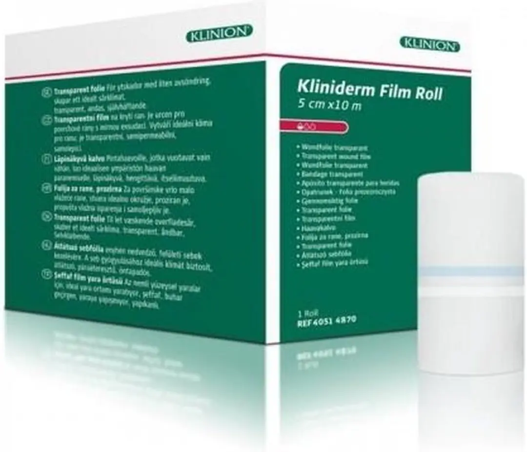 Klinion Kliniderm Film Roll Wondfolie 5cm x 10m