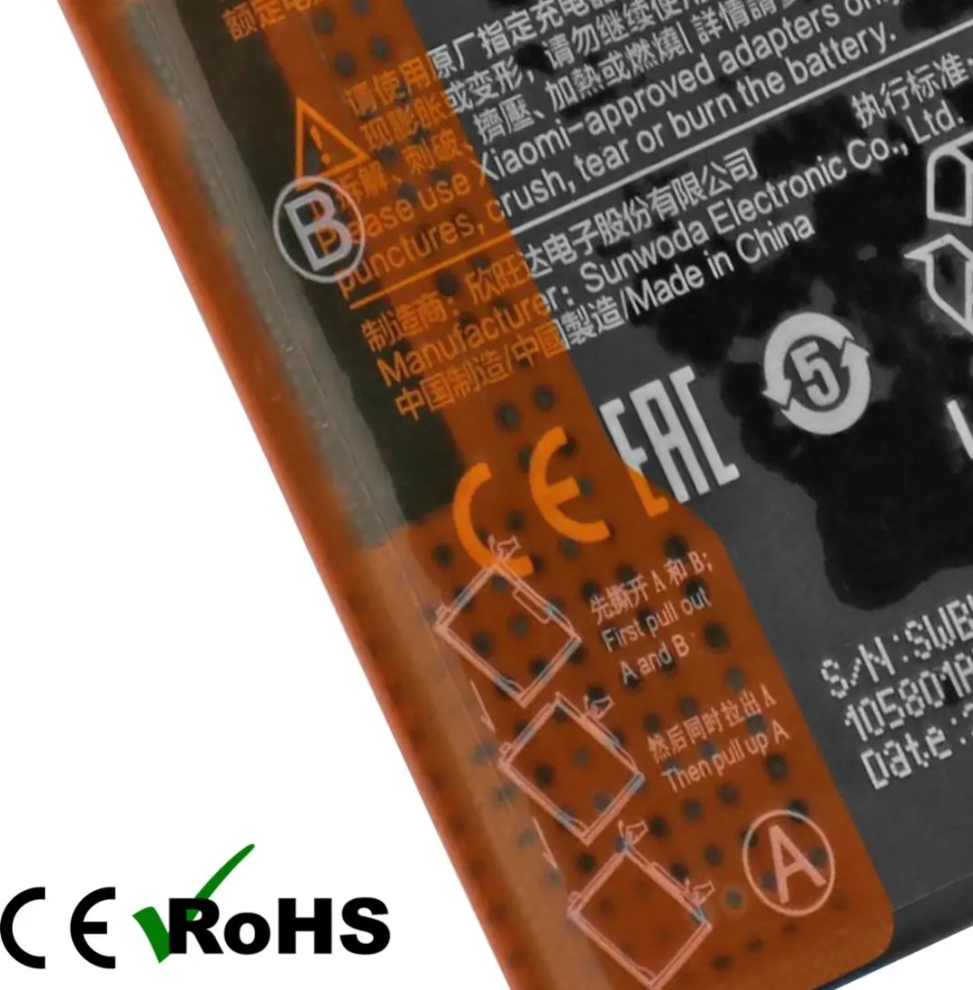 Xiaomi Mi 11 BM4X-model 4600mAh Accu - Zwart
