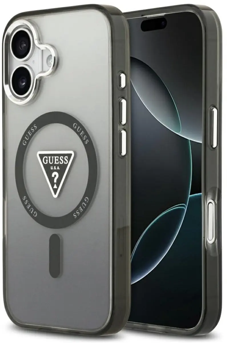 GUESS IML Gradient Triangle Logo MagSafe Hoesje iPhone 17