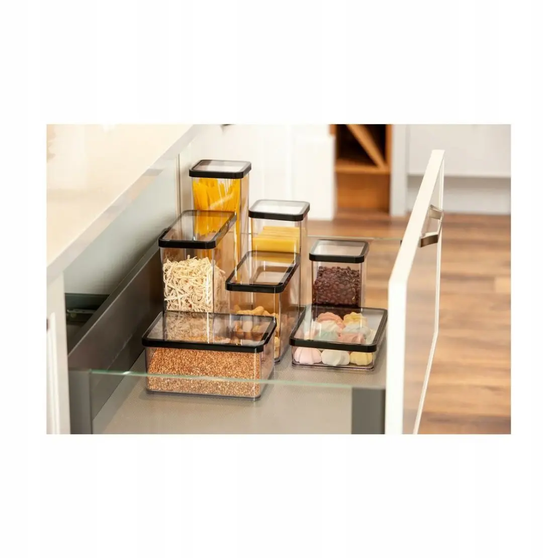 Rotho LOFT Keukenopbergdoos 2L - Zwart