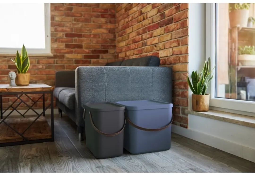 Rotho Prullenbak 25L - Antraciet