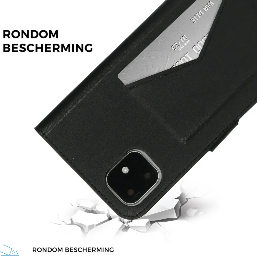 Mobiparts Classic Wallet Hoesje iPhone 11 - 3 Pasjes - Zwart