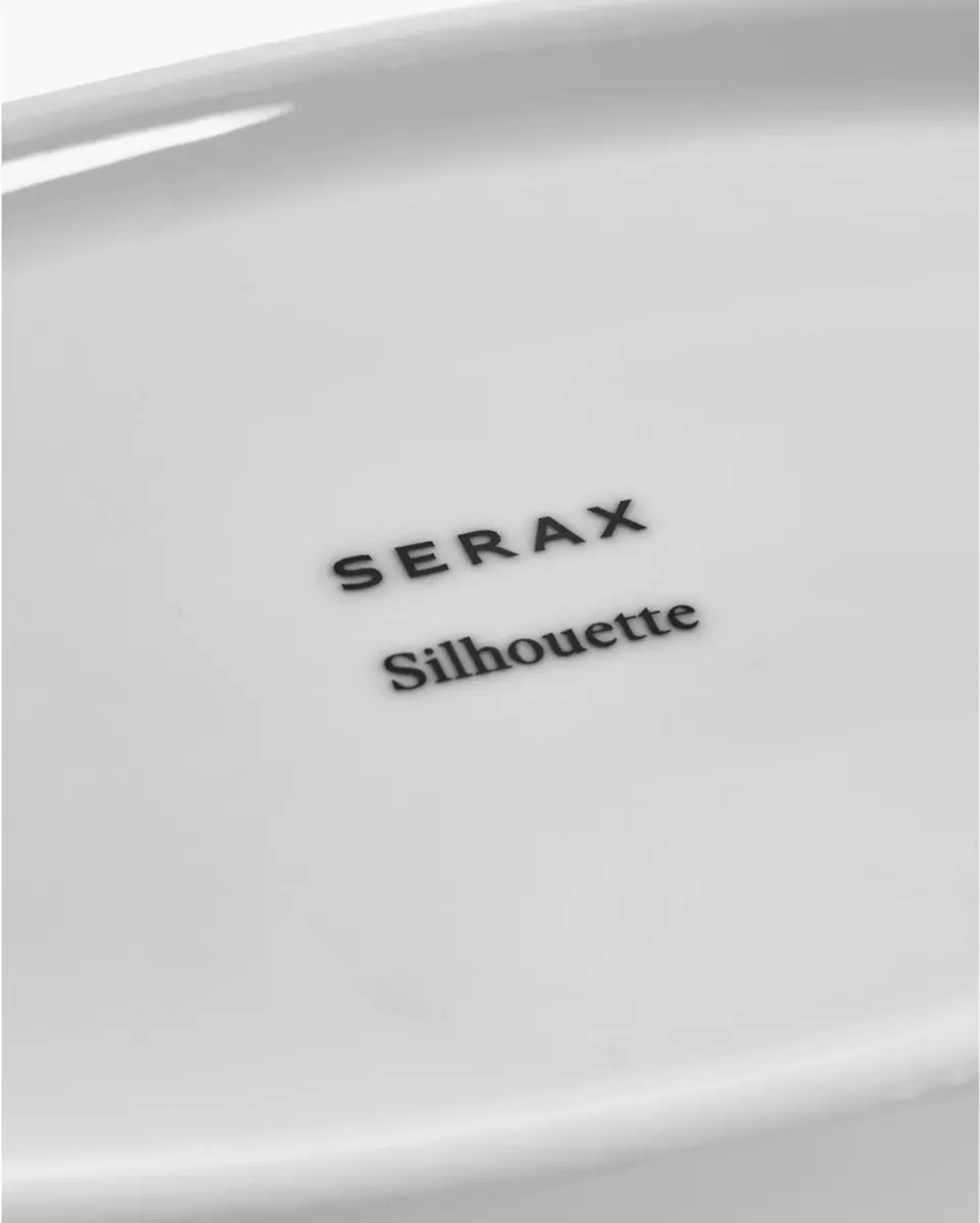 Serax Sergio Herman Silhouette Ronde Schaal - Ø25,5cm - Wit