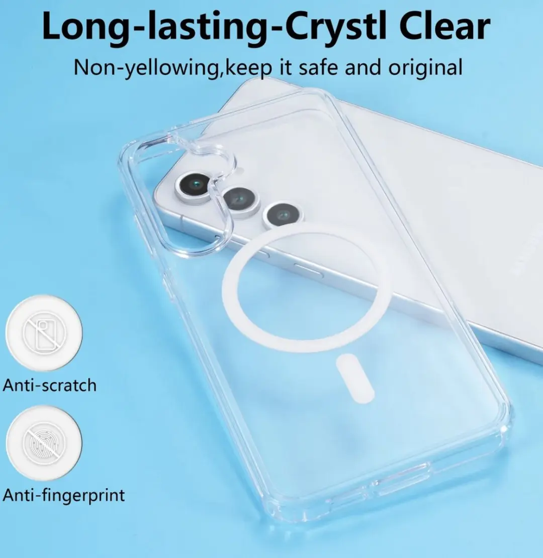 Selected Hoesje Samsung Galaxy S23 FE MagSafe Transparant