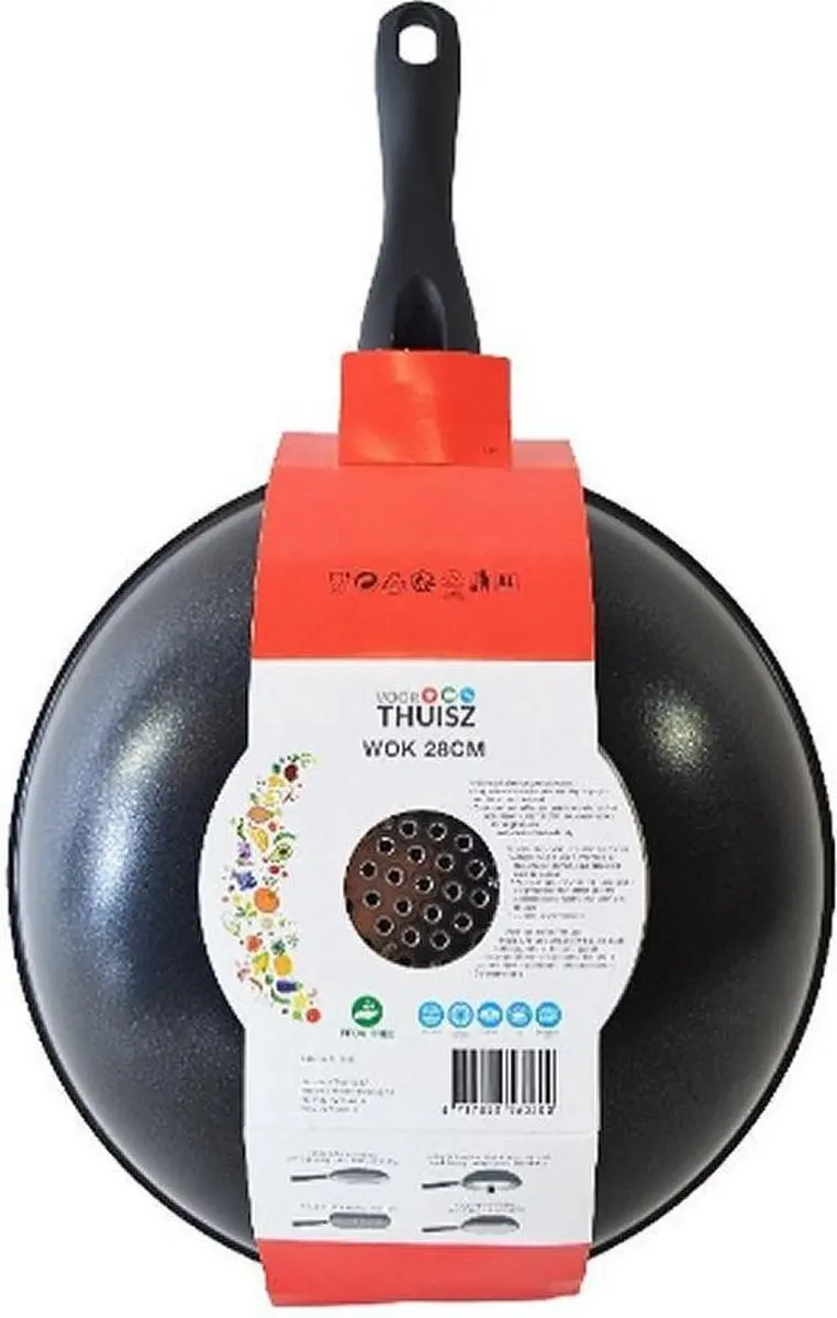 Voor Thuisz Como Wok 28cm - Kleurenmix