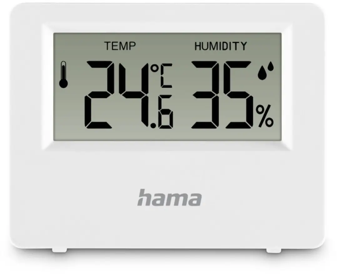 Hama Ebro Thermo- en Hygrometer - Wit