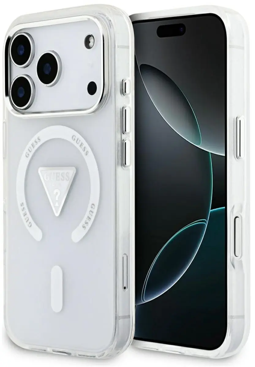 Guess IML Gradient Triangle Logo MagSafe Hoesje iPhone 17 Pro