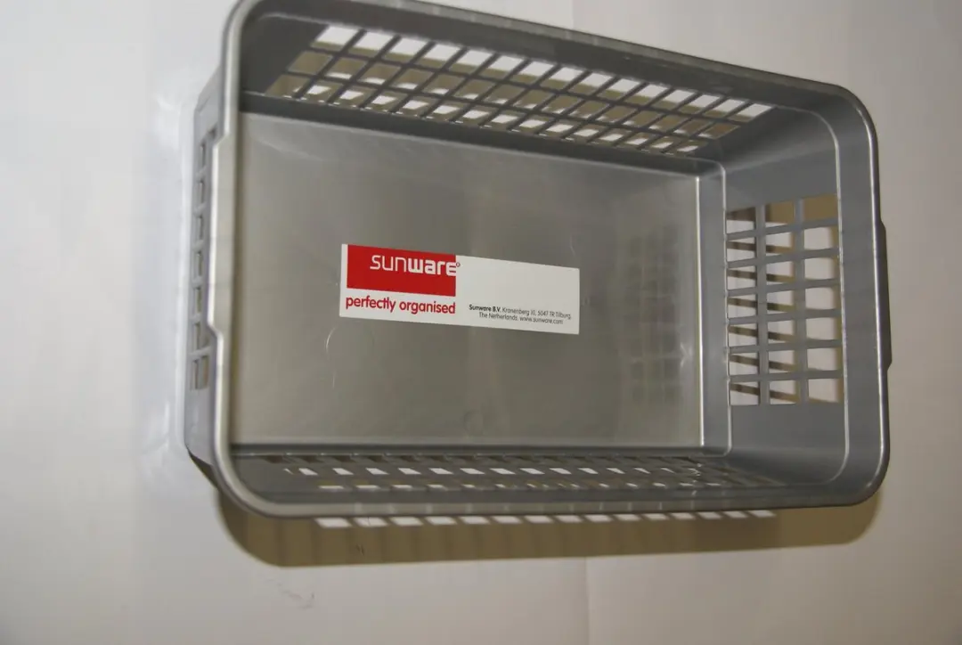 Sunware Basic Opbergmandje Grijs - 25,7x15x8,1cm