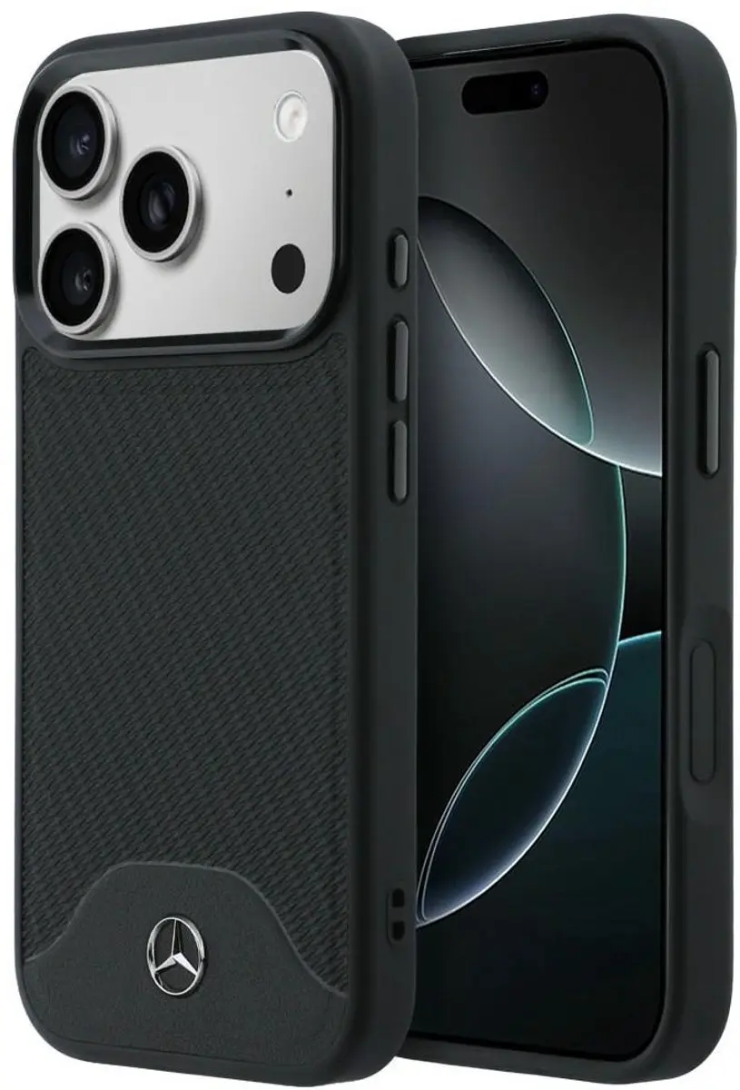 Mercedes-Benz Leather Wood Effect MagSafe Hoesje iPhone 17 Pro