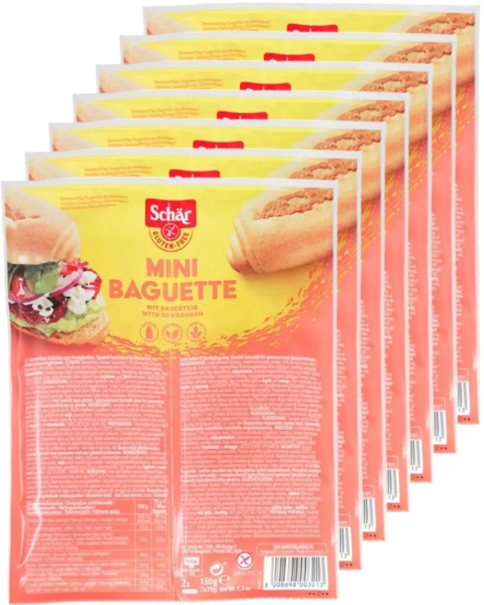 Schar Glutenvrije Mini Baguettes 7x150g
