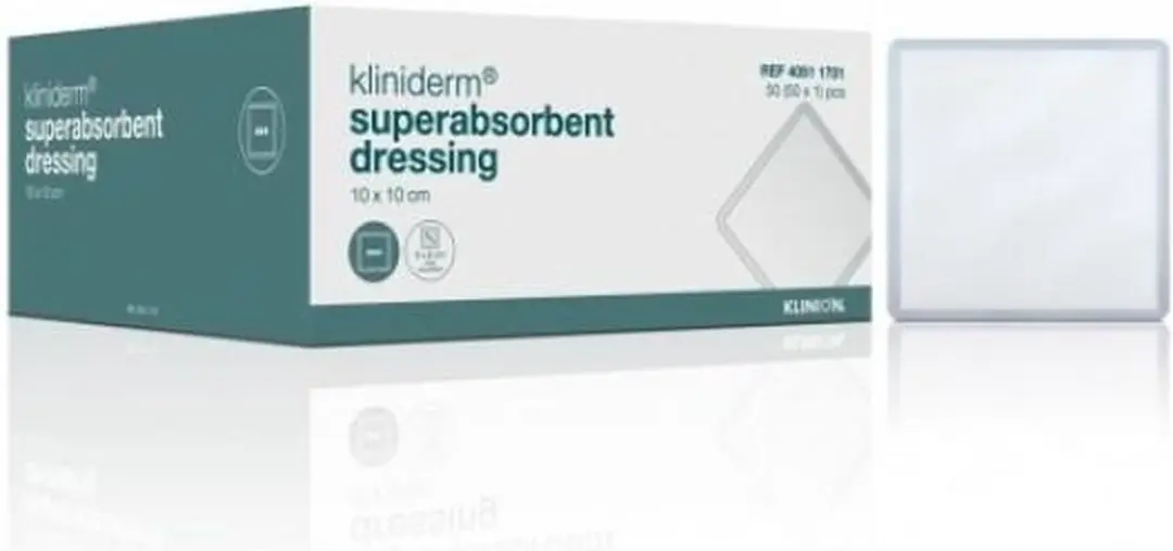 Klinion Kliniderm Superabsorberend Verband 10x10cm
