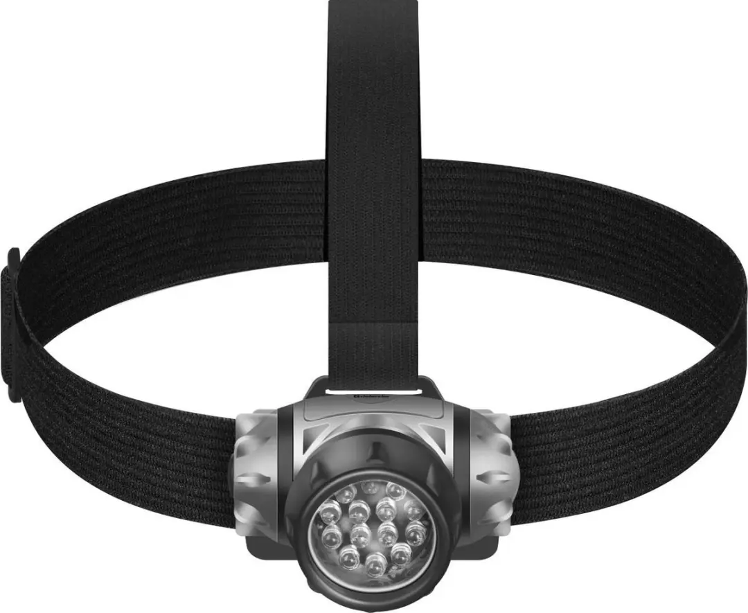 Defender FL-02 Hoofdlamp - 3 Standen - Grijs