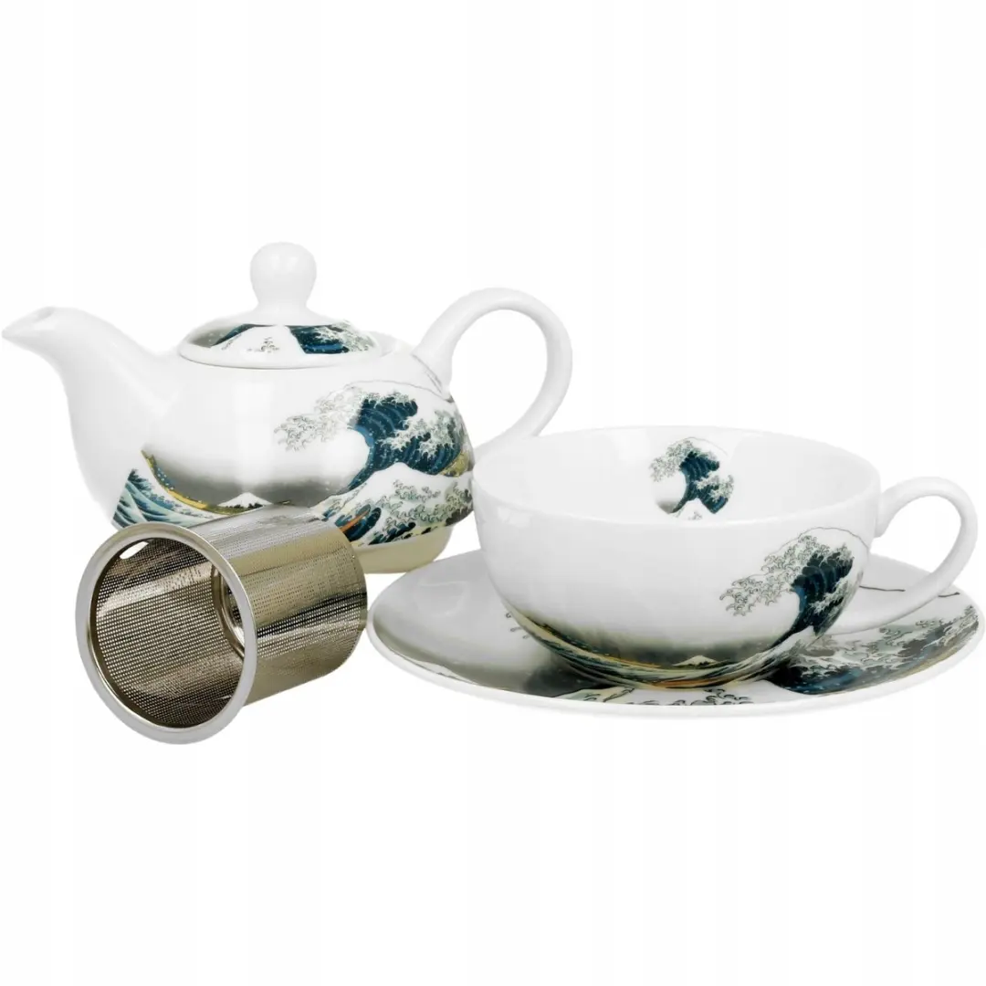 Duo Tea for One Porseleinen Theepot - Multicolor - 3 Stuks