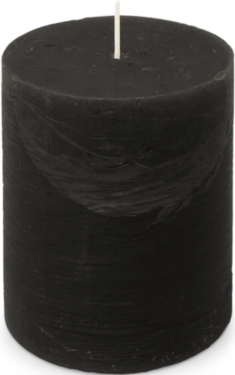 Spaas Rustieke Pillarkaars - 95 Branduren - 6 Stuks