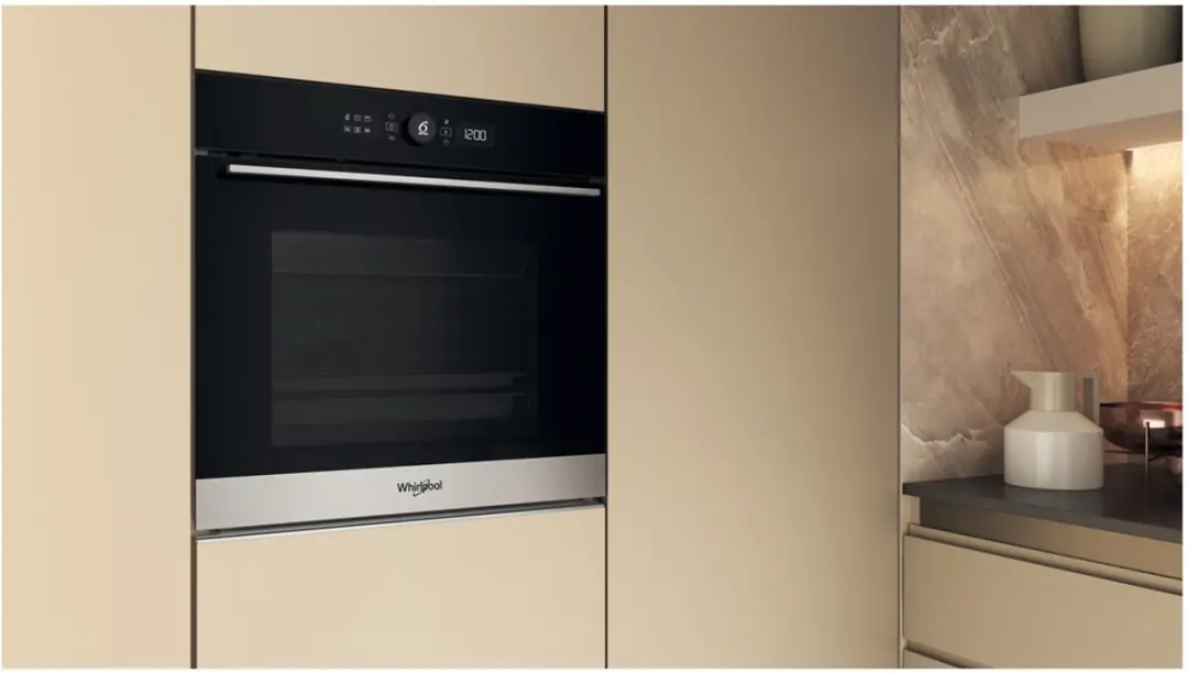 Whirlpool WOI5S8PM1SX Oven 73L - 3 Inslaghoogtes - Zwart/Roestvrijstaal
