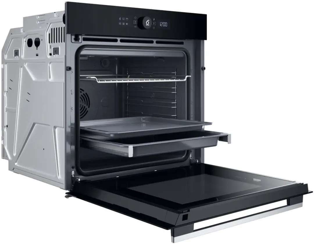 Whirlpool WOI5S8PM1SX Oven 73L - 3 Inslaghoogtes - Zwart/Roestvrijstaal