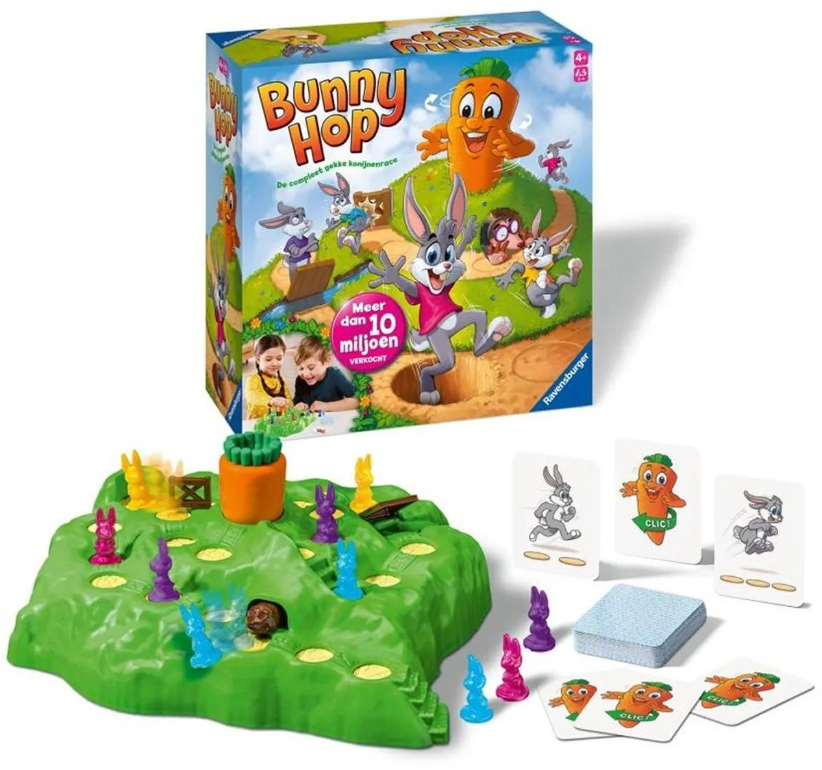 Ravensburger Bunny Hop Bordspel - 2-4 Spelers