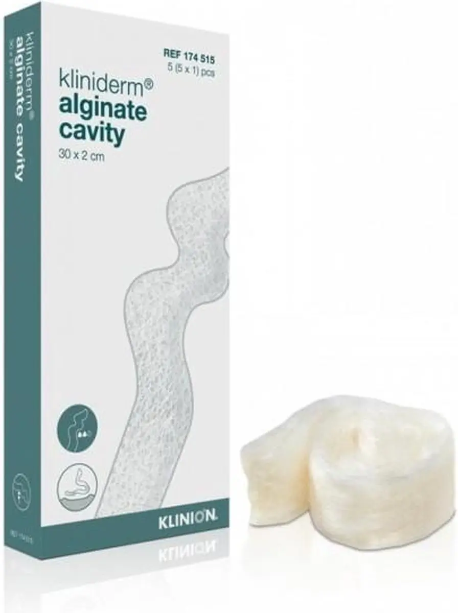 Klinion Kliniderm Alginate Cavity Streng 30x2cm