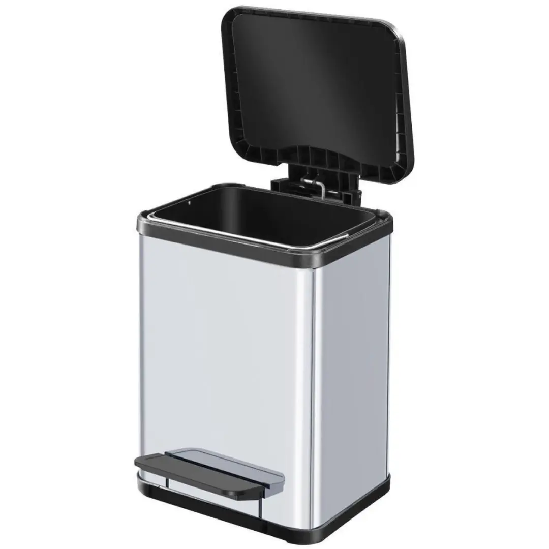 Hailo Pedaalemmer Oko Uno Plus 17L - Maten M - Zilver - afbeelding 6 van 6