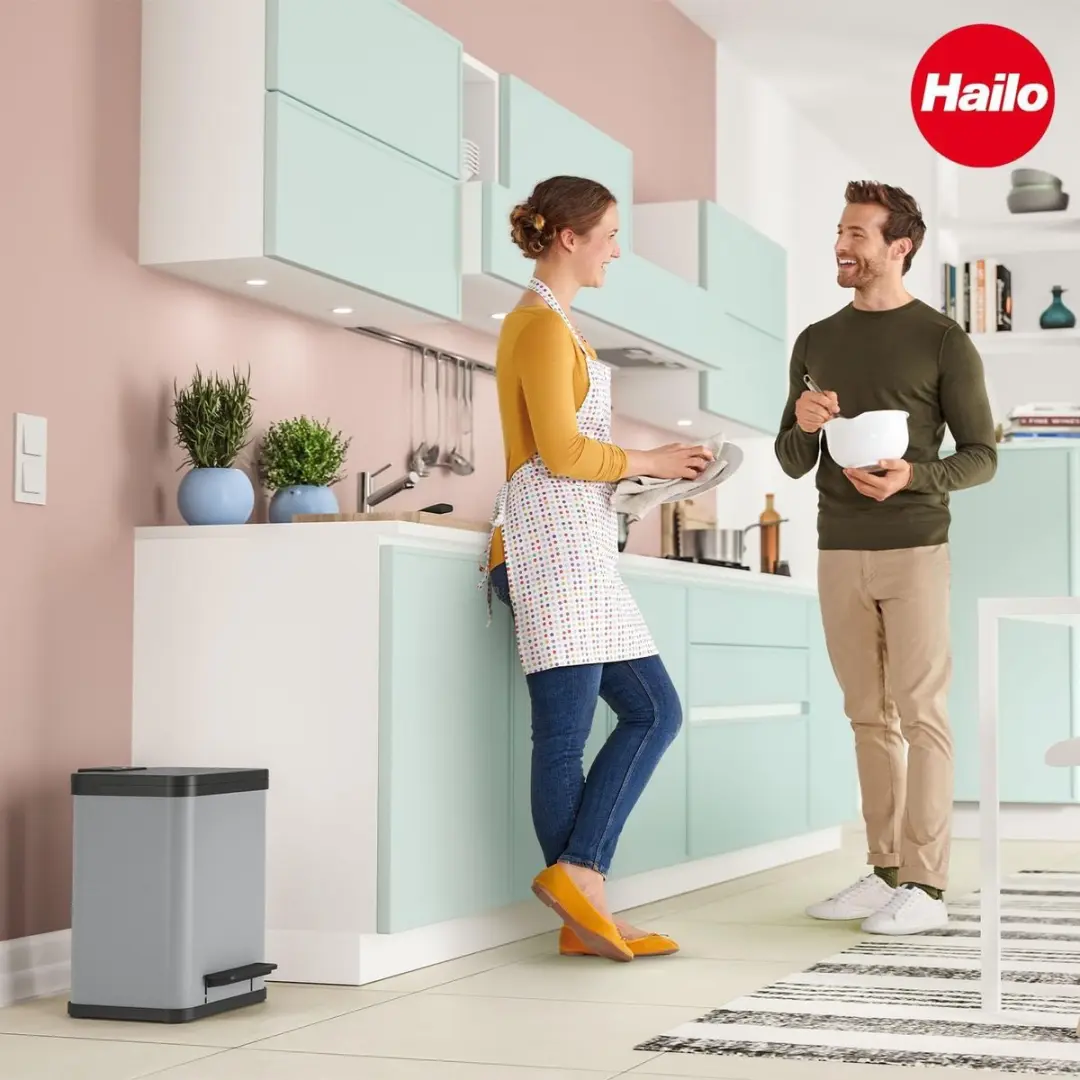 Hailo Pedaalemmer Oko Uno Plus 17L - Maten M - Zilver