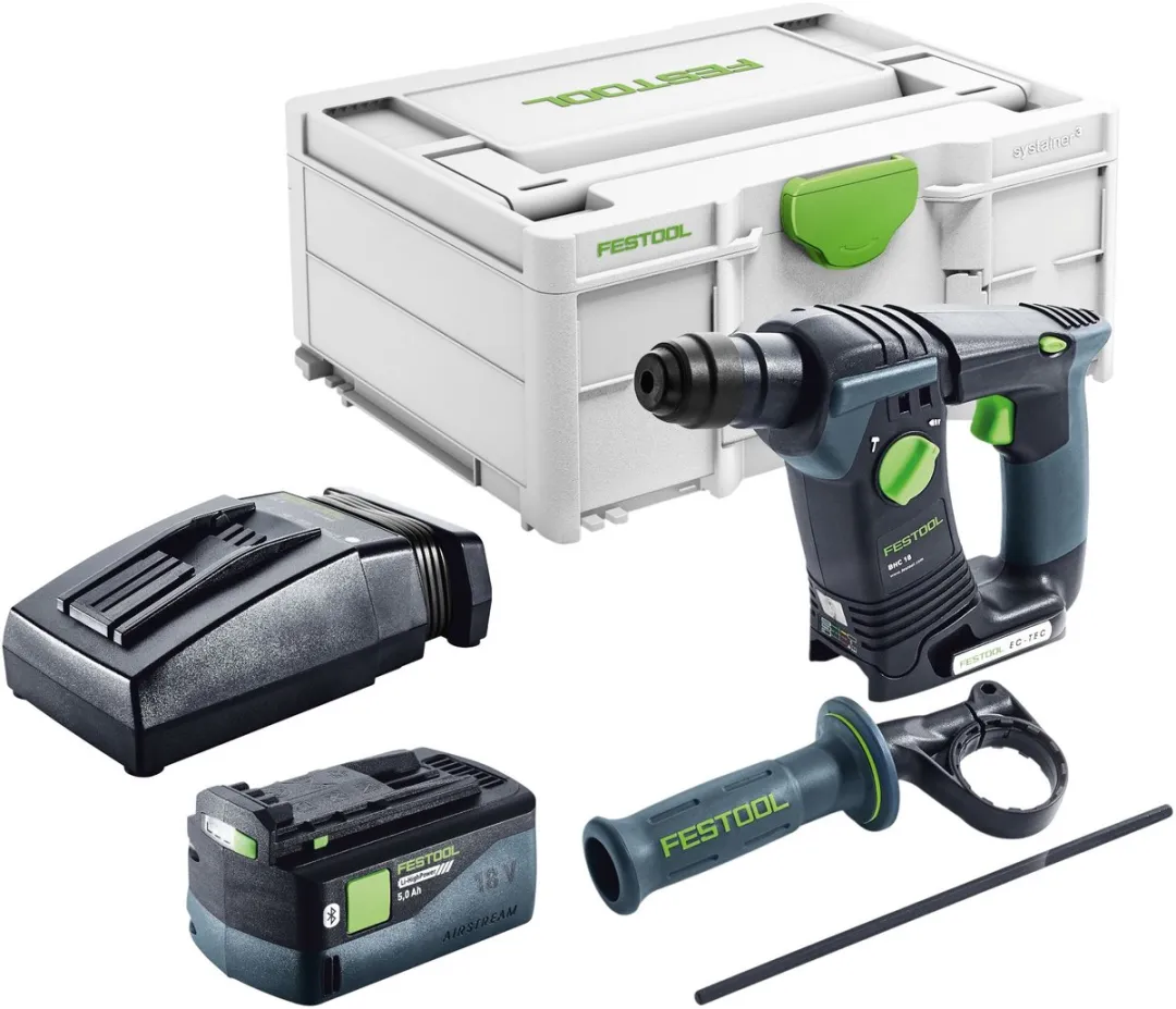 Festool BHC 18-Basic Accuboormachine 18V SDS Plus - 1x 5,0Ah - afbeelding 2 van 6
