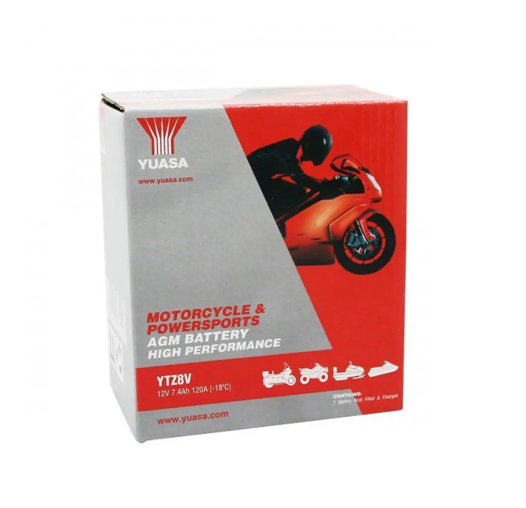 Yuasa YTZ8-V Accu 12V 7.4Ah - Scooter Yamaha