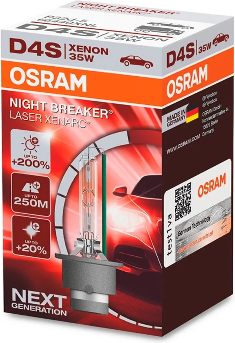 Osram D4S 35W 42V Autolamp - Wit