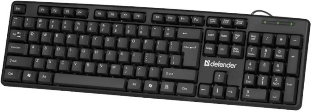Defender ELEMENT HB-520 Bekabeld Toetsenbord - Transparent
