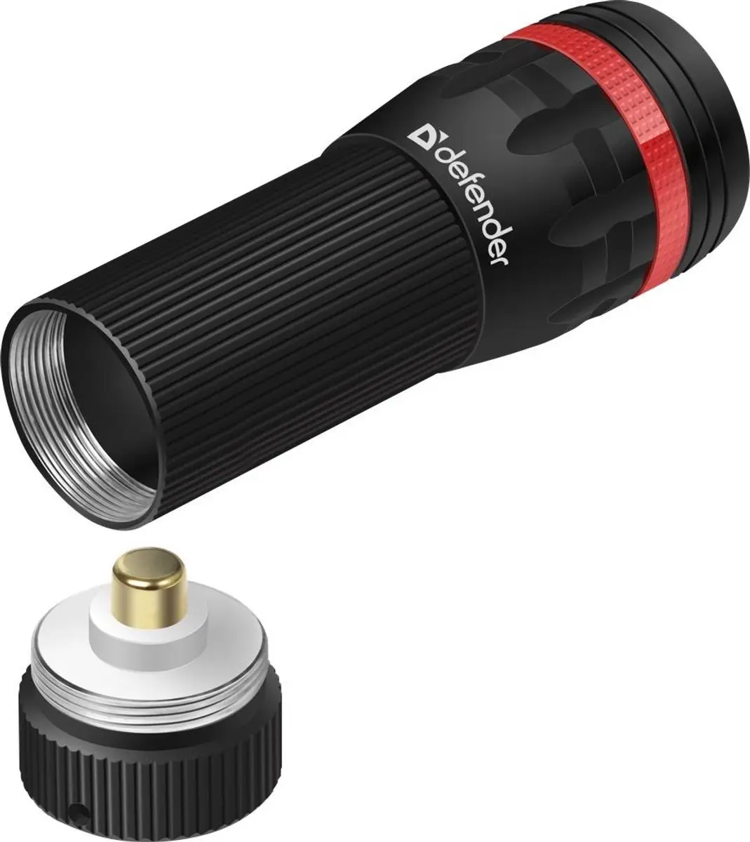 Defender FL-12 Handlamp - 3 Modi - Zwart - afbeelding 6 van 6