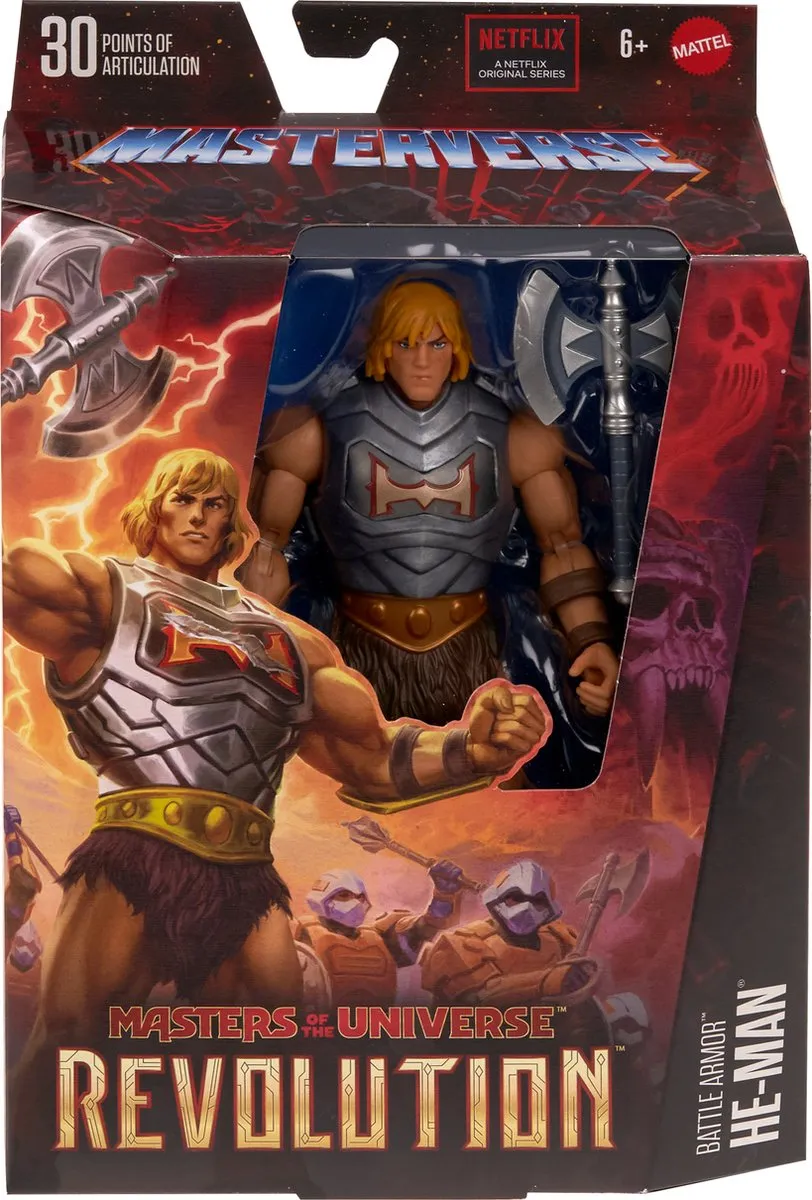 Mattel Masters of the Universe He-Man Masterverse Battle Armor - Action Figure 18cm