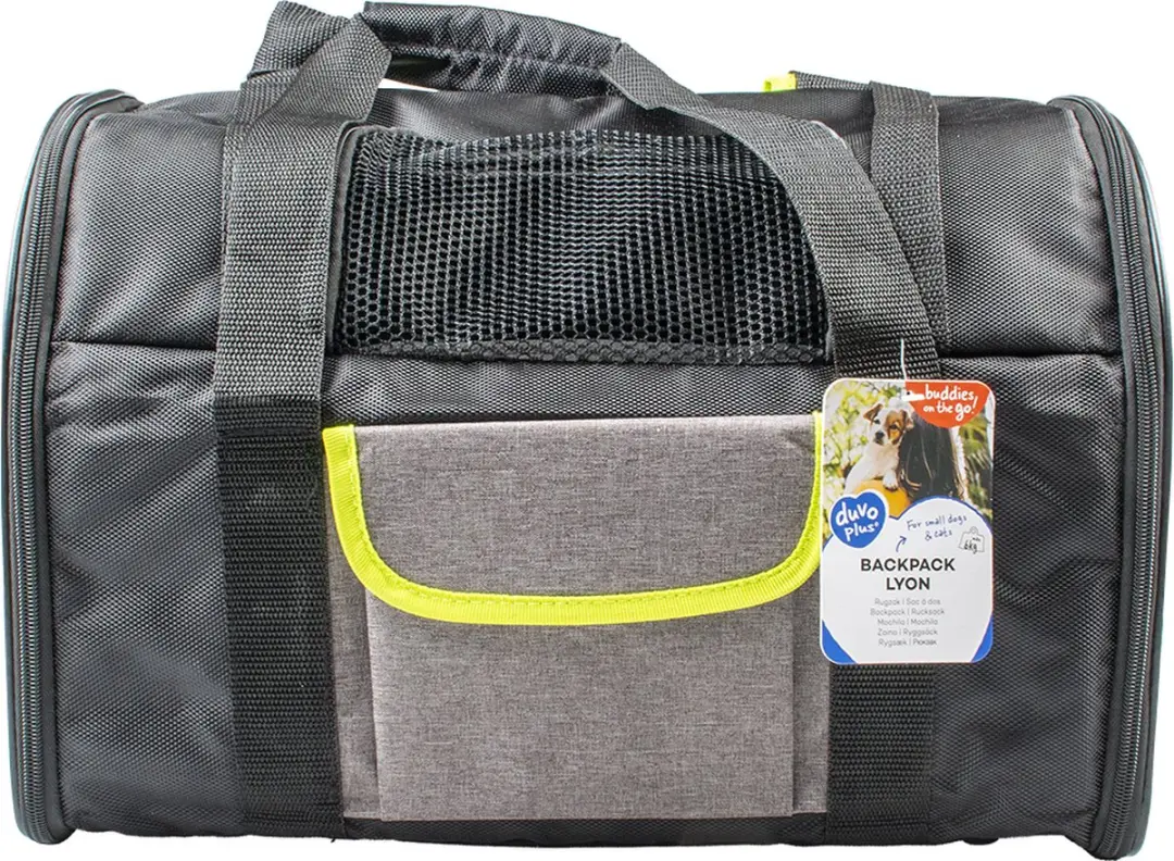 Duvo Duvoplus Lyon Backpack Draagtas - 43x20x29cm - Max. 6kg - Zwart