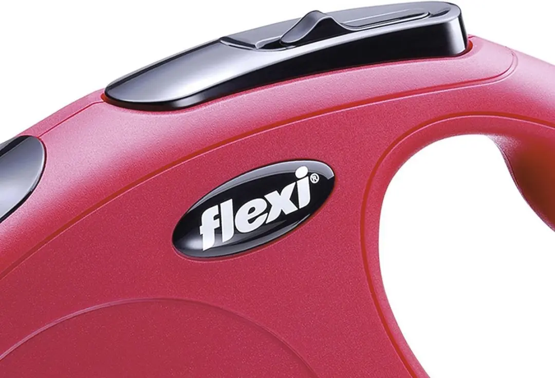 Flexi Ergonomische Intrekbare Riem 5m - Rood