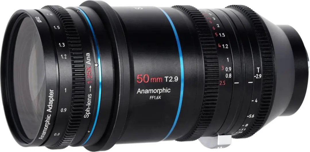 Sirui SI-ADP125X Anamorfe Adapter 1.25X - 82mm - Zwart