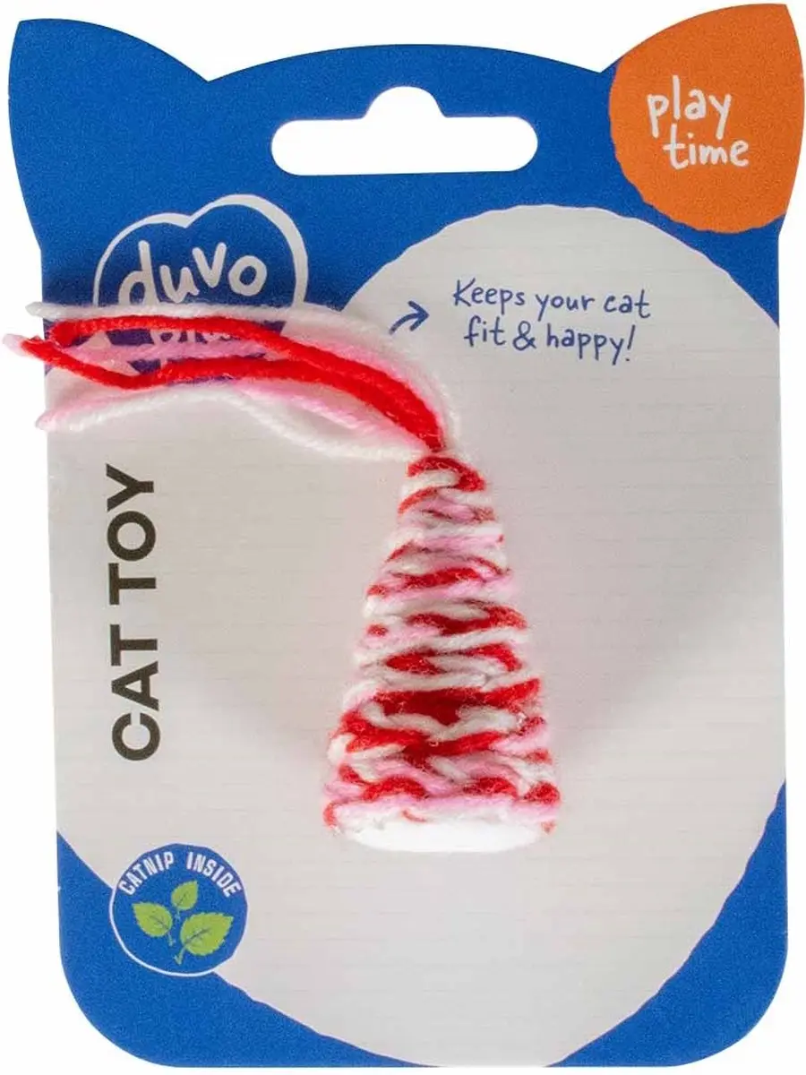 Duvo+ Wooly Piramide Met Catnip
