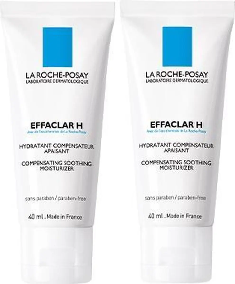 La Roche-Posay Effaclar H Dagcrème 80ml - 2x40ml