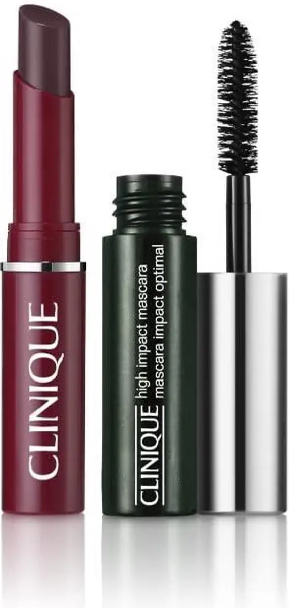 Clinique Almost Lipstick Black Honey & High Impact Mascara Set