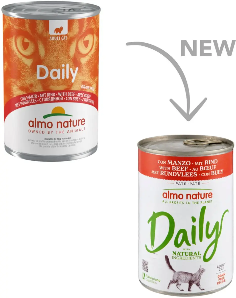 Almo Nature Daily Menu Rund Kattenvoer 24x400g