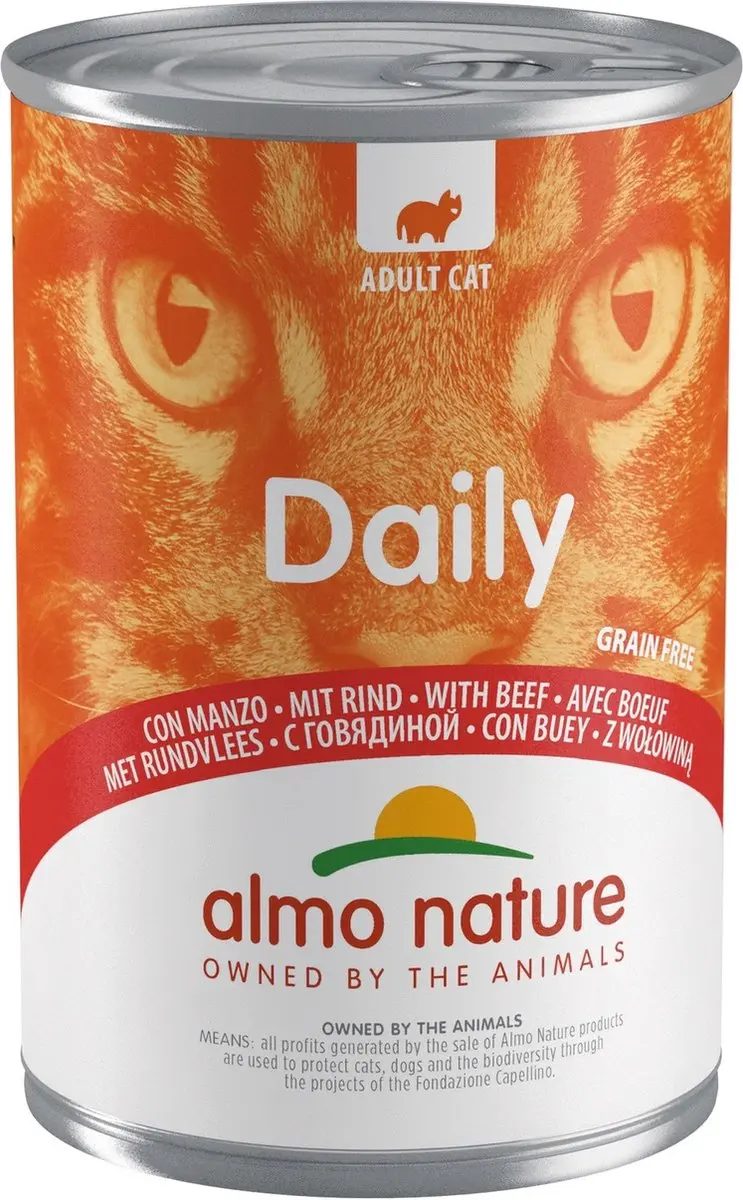 Almo Nature Daily Menu Rund Kattenvoer 24x400g