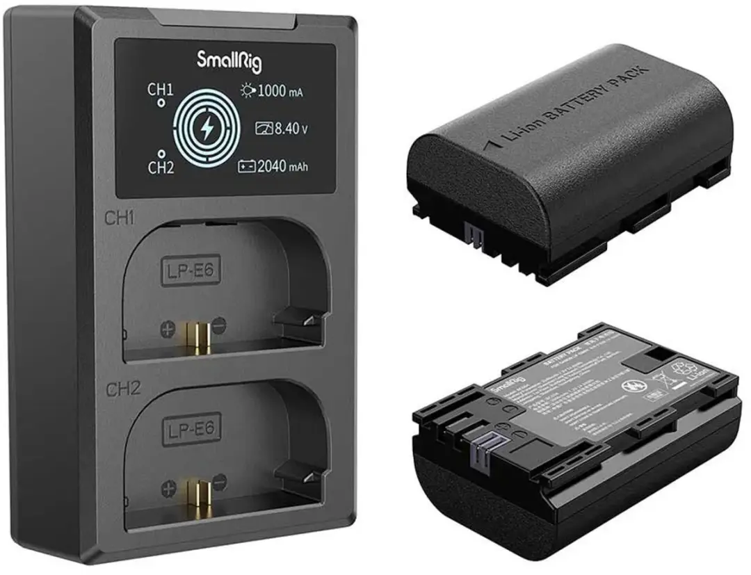 SmallRig 3821 LP-E6NH Camera Acculader - 2040mAh