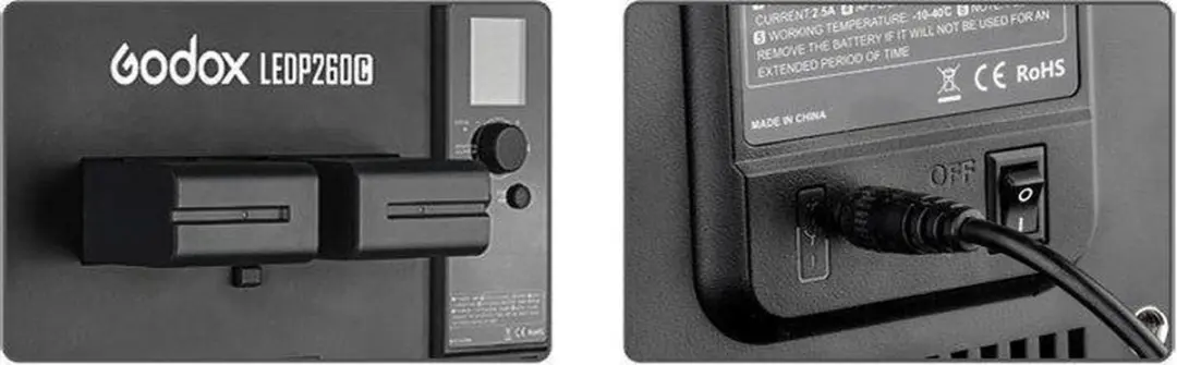 Godox LEDP260C LED Paneel - Variabel Kleur - Zwart