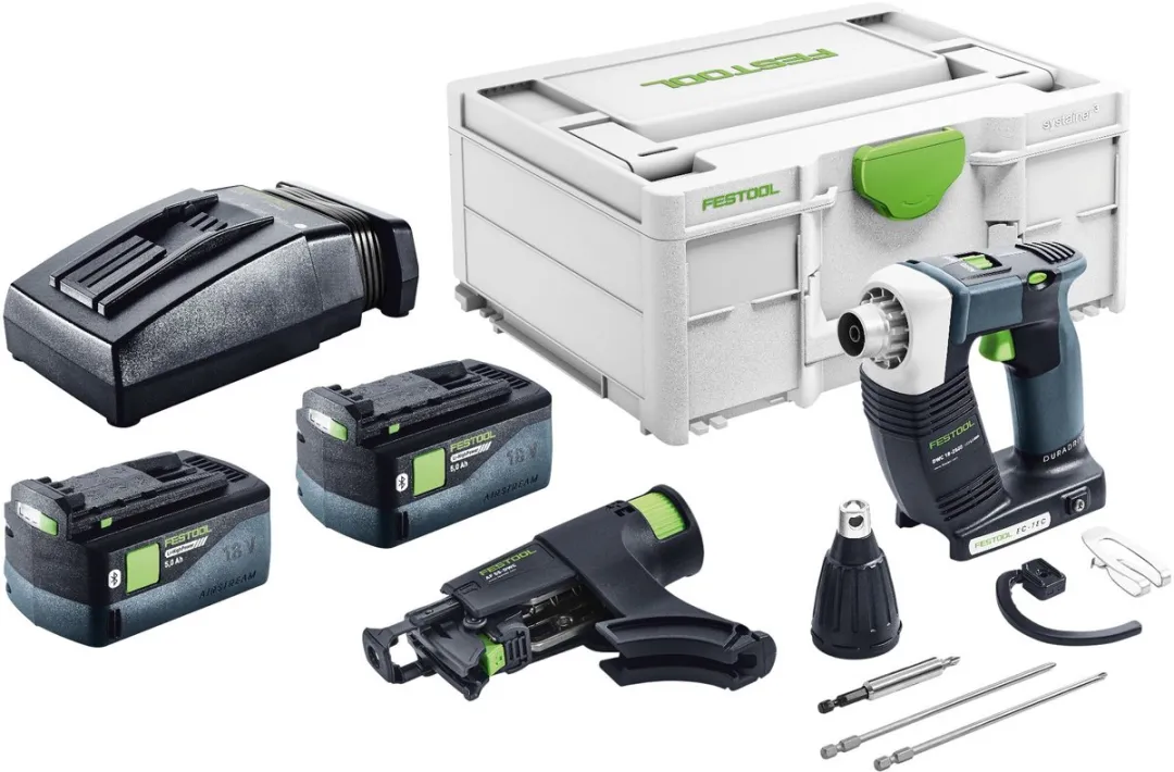 Festool DURADRIVE DWC 18-2500 Basic Accuschroevendraaier 18V - 2x 5.0Ah + Lader - afbeelding 2 van 6