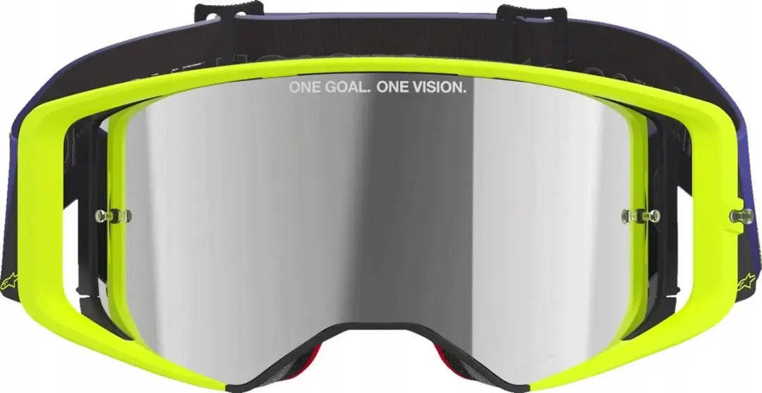 Alpinestars Supertech Vision Corp Motorcrossbril - Paars/Geel