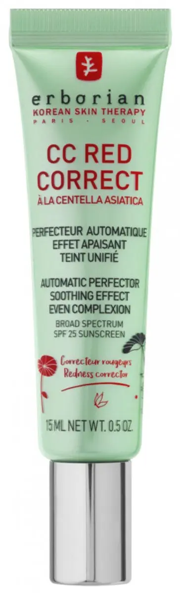 Erborian CC Red Correct Facial Cream - 15ml - Medium/Lichte huid - afbeelding 6 van 6