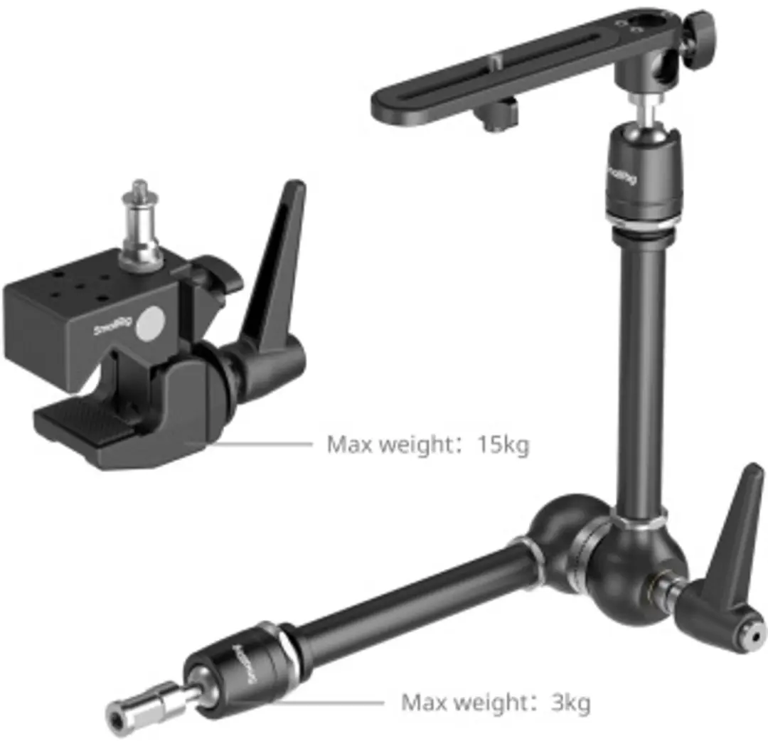 SmallRig 4862 Super Clamp met Magic Arm - Zwart