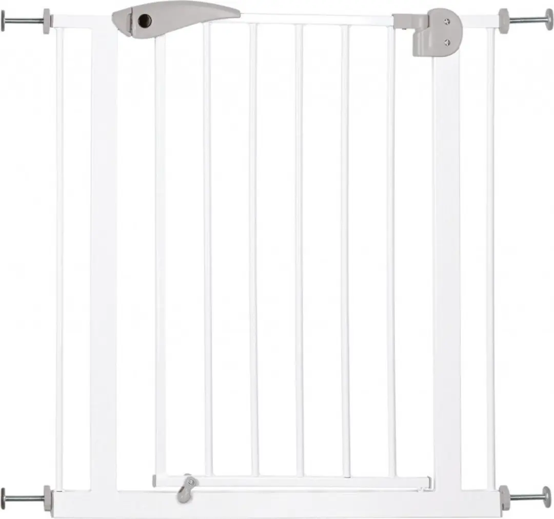 Trixie Afsluithek Metaal Wit 75-85x76cm - afbeelding 6 van 6