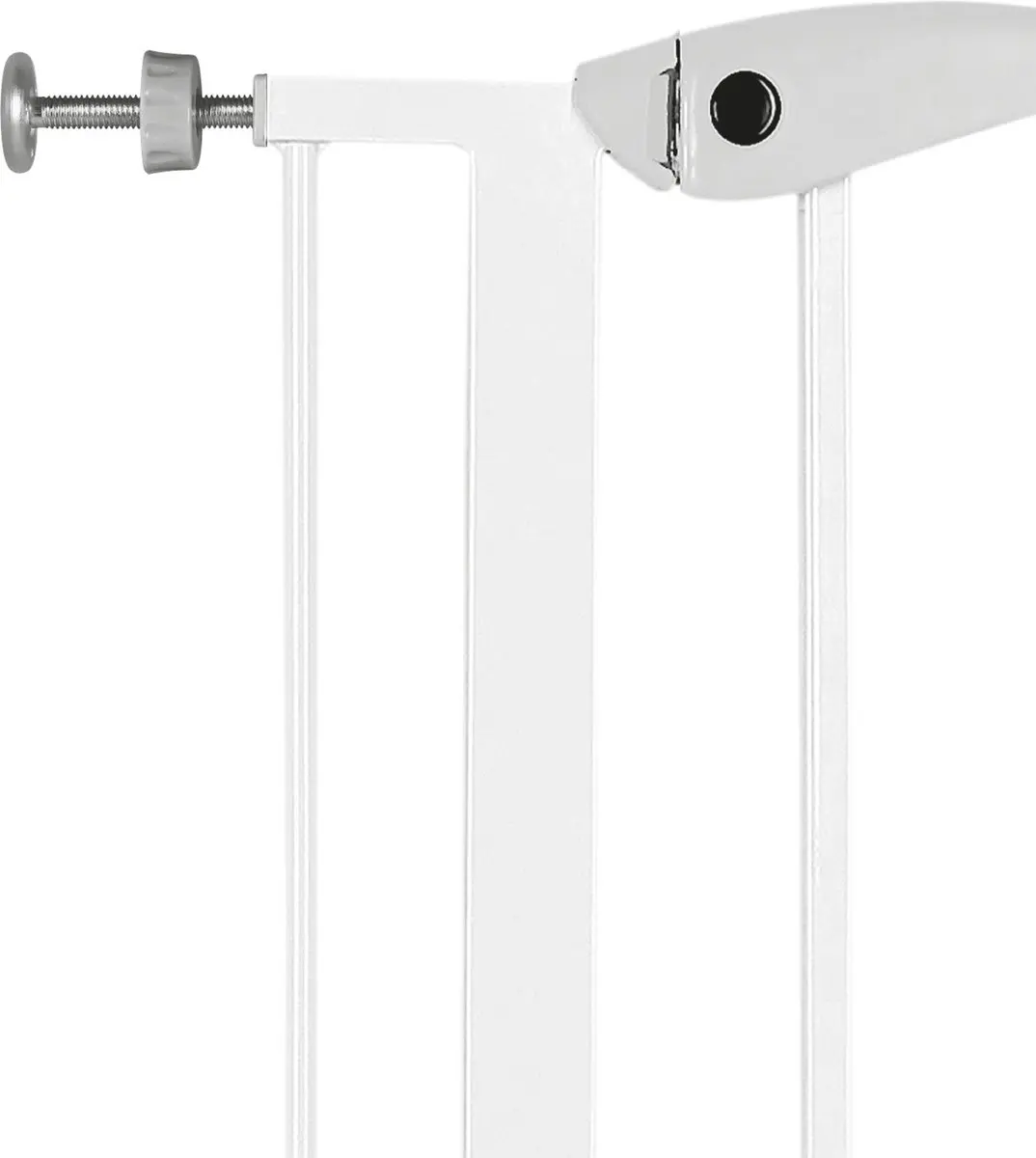 Trixie Afsluithek Metaal Wit 75-85x76cm - afbeelding 2 van 6